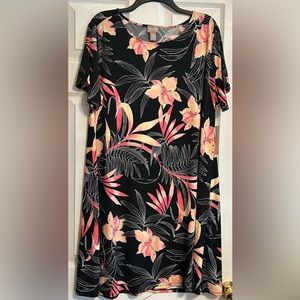 Chico’s 3 floral dress NWT